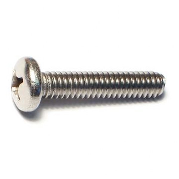 1/4-20 X 1-1/4 SS PHIL PAN MACH SCREW 35/PK