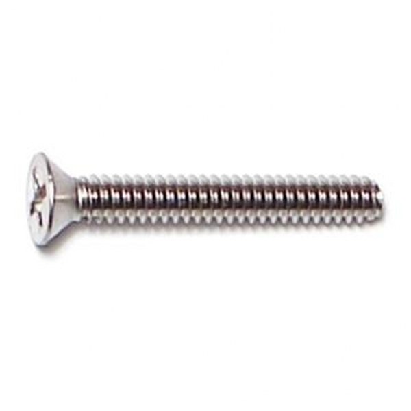 6-32 X 1 SS PHIL FLAT MACH SCREW 135/PK