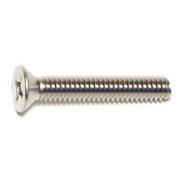 8-32 X 1 SS PHIL FLAT MACH SCREW 80/PK