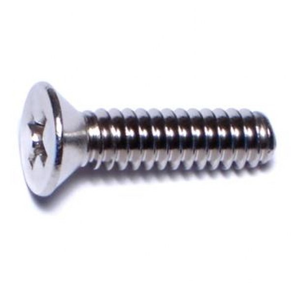 10-24 X 3/4 SS PHIL FLAT MACH SCREW 85/PK