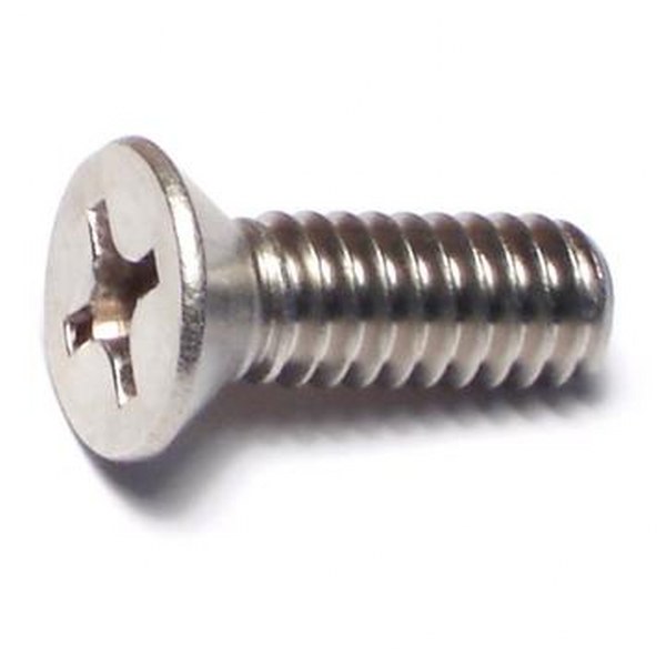 1/4 X 3/4 SS PHIL FLAT MACH SCREW 45/PK