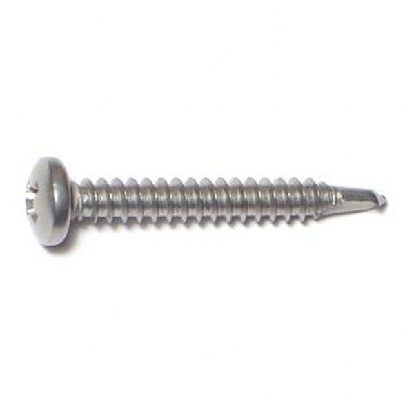 8 X 1-1/4 SS PHIL PAN SDS SELF DRILL SCREW 52/PK