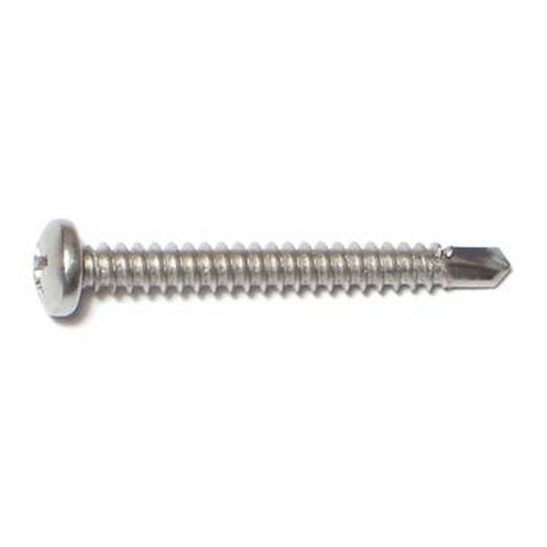 8 X 1-1/2 SS PHIL PAN SDS SELF DRILL SCREW 48/PK