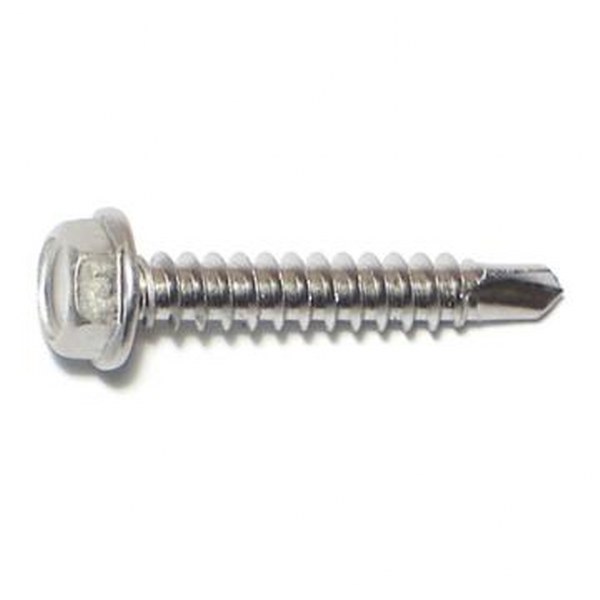 8 X 1 SS HEX HEAD SDS SELF DRILL SCREW 58/PK
