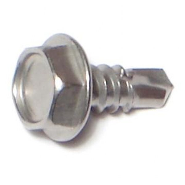 10 X 1/2 SS HEX HEAD SDS SELF DRILL SCREW 55/PK