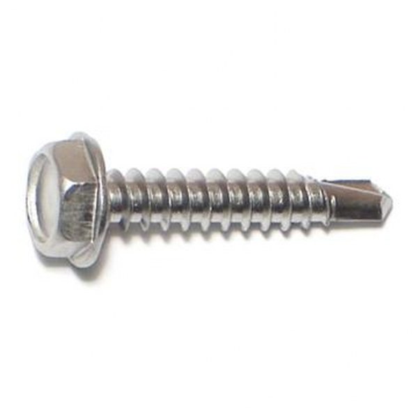 10 X 1 SS HEX HEAD SDS SELF DRILL SCREW 42/PK