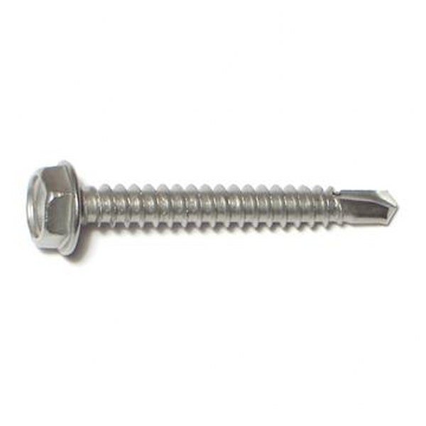 10 X 1-1/2 SS HEX HEAD SDS SELF DRILL SCREW 32/PK