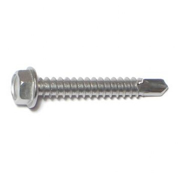 12 X 1-1/2 SS HEX HEAD SDS SELF DRILL SCREW 30/PK