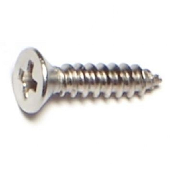 4 X 1/2 SS PHIL FLAT SMS SHEET METAL SCREW 183/PK