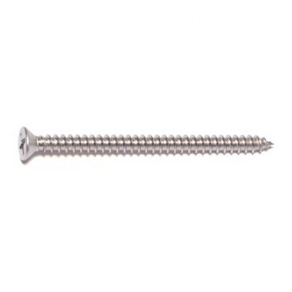 6 X 2 SS PHIL FLAT SMS SHEET METAL SCREW 54/PK