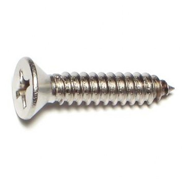 14 X 1-1/4 SS PHIL FLAT SMS SHEET METAL SCREW 21/PK