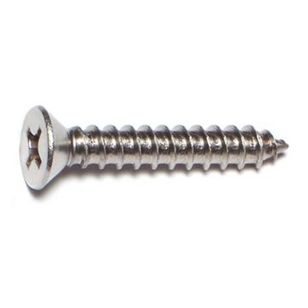 14 X 1-1/2 SS PHIL FLAT SMS SHEET METAL SCREW 19/PK