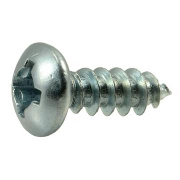 6 X 3/8 PHIL PAN SMS ZINC SHEET METAL SCREW 170/PK