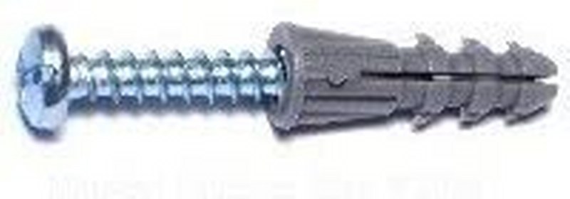 #10 TO #12 RIB PLAST ANCHOR KIT PLASTIC 20/PK