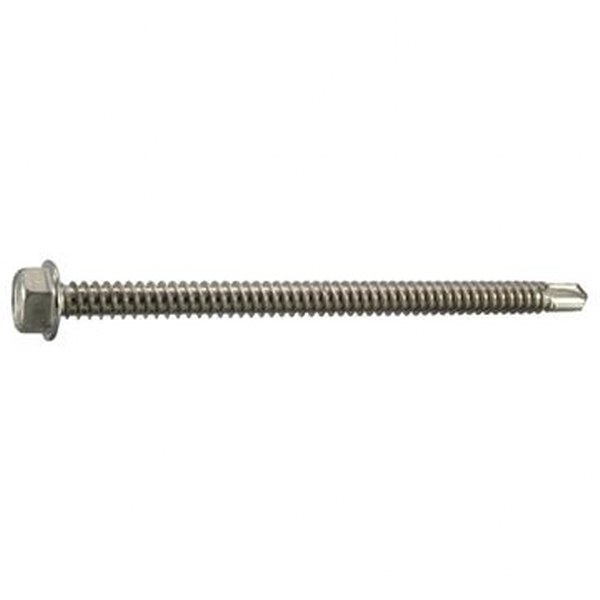 14 X 3 SS HEX WASH SDS SELF DRILL SCREW 10/PK