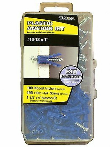 ANK10 PL 10-12 ANCHOR KIT 100PC