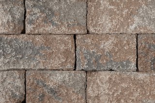 ESTATE WALL ALMOND GROVE 3 COR 3"CORNER REVERSABLE R&L 64 PC"