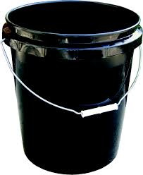 BUCKET BLACK SPACE EFF 5 GAL