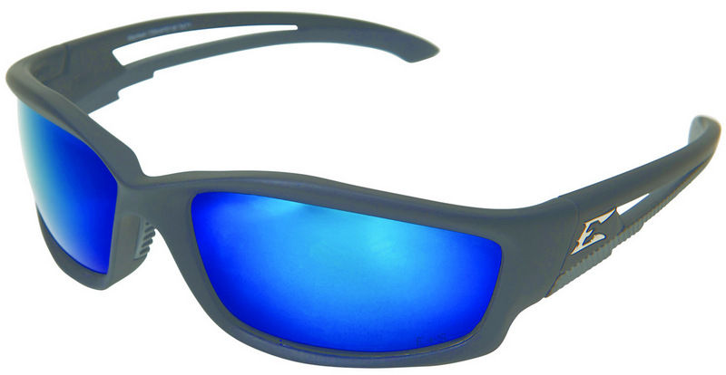 EDGE SAFETY GLASSES BLUE MIRROR TSKAP218