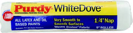 PURDY 9-1/4 WH DOVE ROLLER CVR "