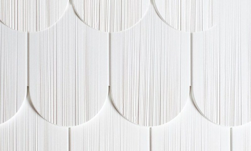 HALF ROUND SHINGLE ASPEN WHITE CRANE PORTSMOUTH SHAKE 1/2
