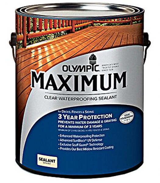 OLYMPIC MAXIMUM NATURAL CLEAR WATERPROOFING SEALANT