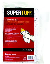 MINI BALE WHITE KNIT RAGS 4LB TRIMACO #10854 BAG O RAGS