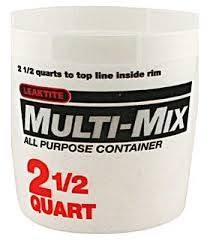 MIX'N'MEASURE 2.5 QT BUCKET