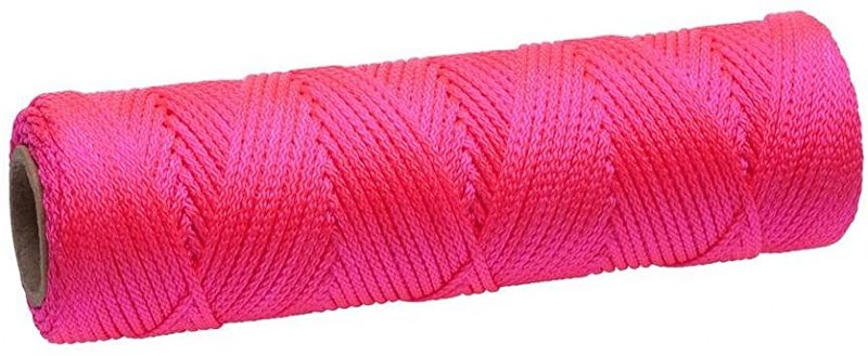 #24X185' NYLON FLUOR / PINK MSN MASON LINE