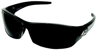 EDGE SAFETY GLASSES BLACK/SMOKE SR116