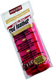 WOOSTER RED FEATHER 4.5 ROLLER CVR 1/4" 2PK"