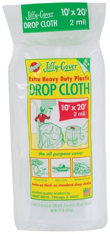 10X20 2MIL POLY DROP CLOTH