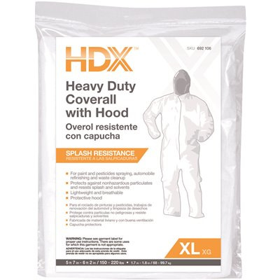 PAINTING COVERALL W/HOOD XL